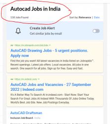 AutoCAD internship jobs in Cochin