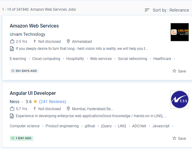 AWS internship jobs in Jaipur