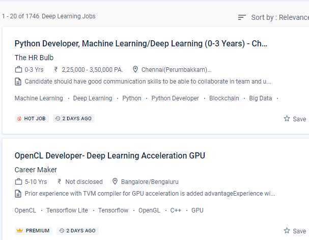 Deep Learning internship jobs in Guntur