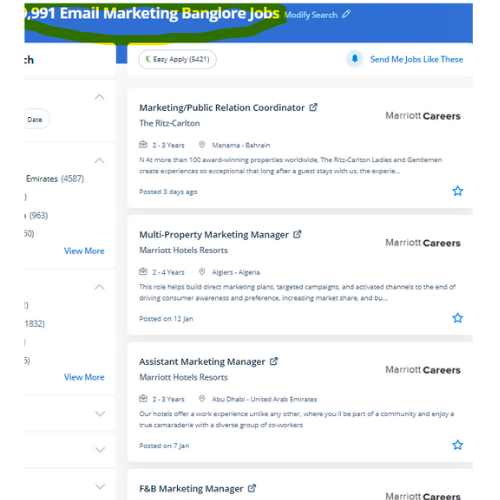 Email Marketing internship jobs in Mangaluru