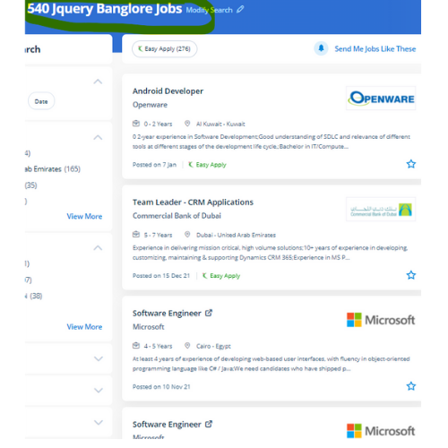 JQuery internship jobs in Vadodara