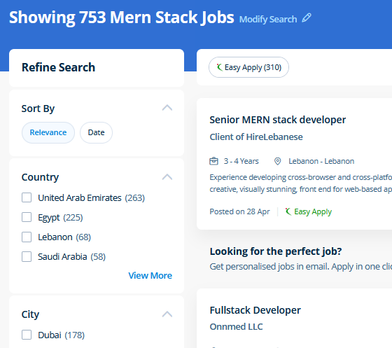 Mern Stack Development internship jobs in Guntur