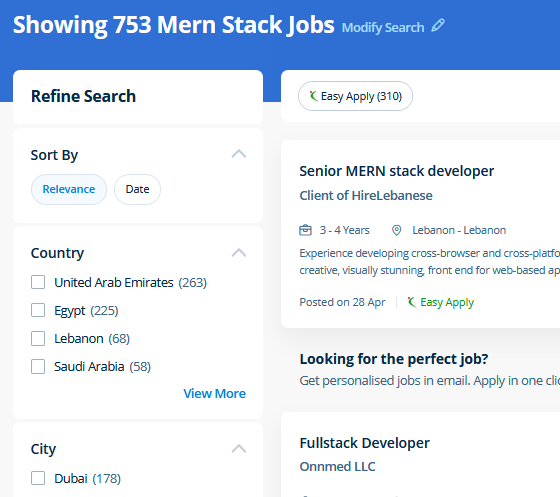 Mern Stack Development internship jobs in Surat