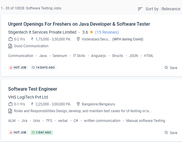 Software Testing internship jobs in Kannur